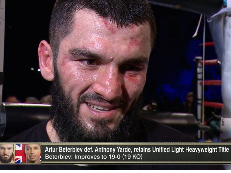 Artur Beterbiev TKO Anthony Yarde 8th round. Calls Out Dimitry Bivol post fight interview.